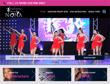 Tablet Screenshot of captivatingdancebynona.com
